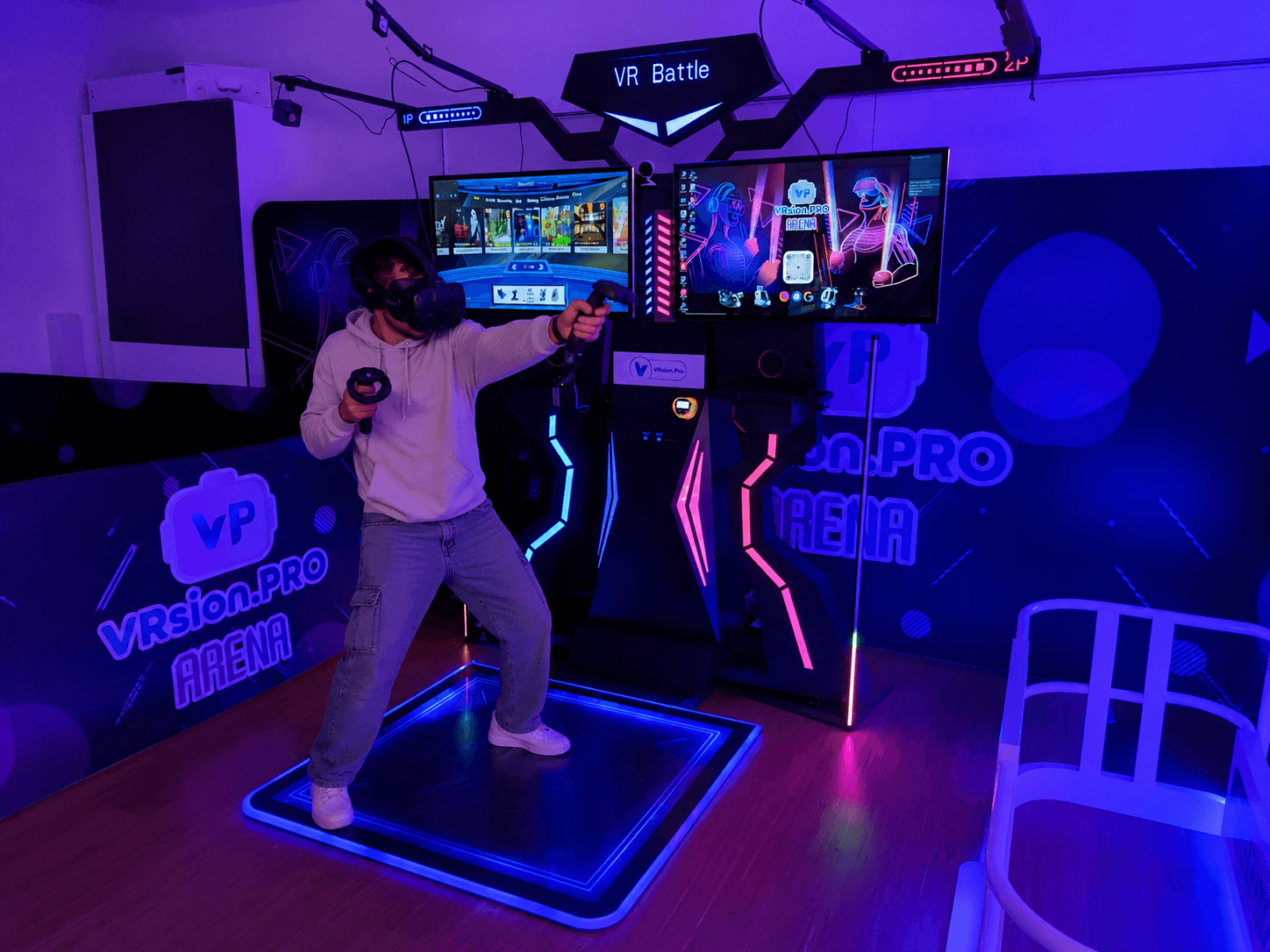 Expérience VR Battle compétitive