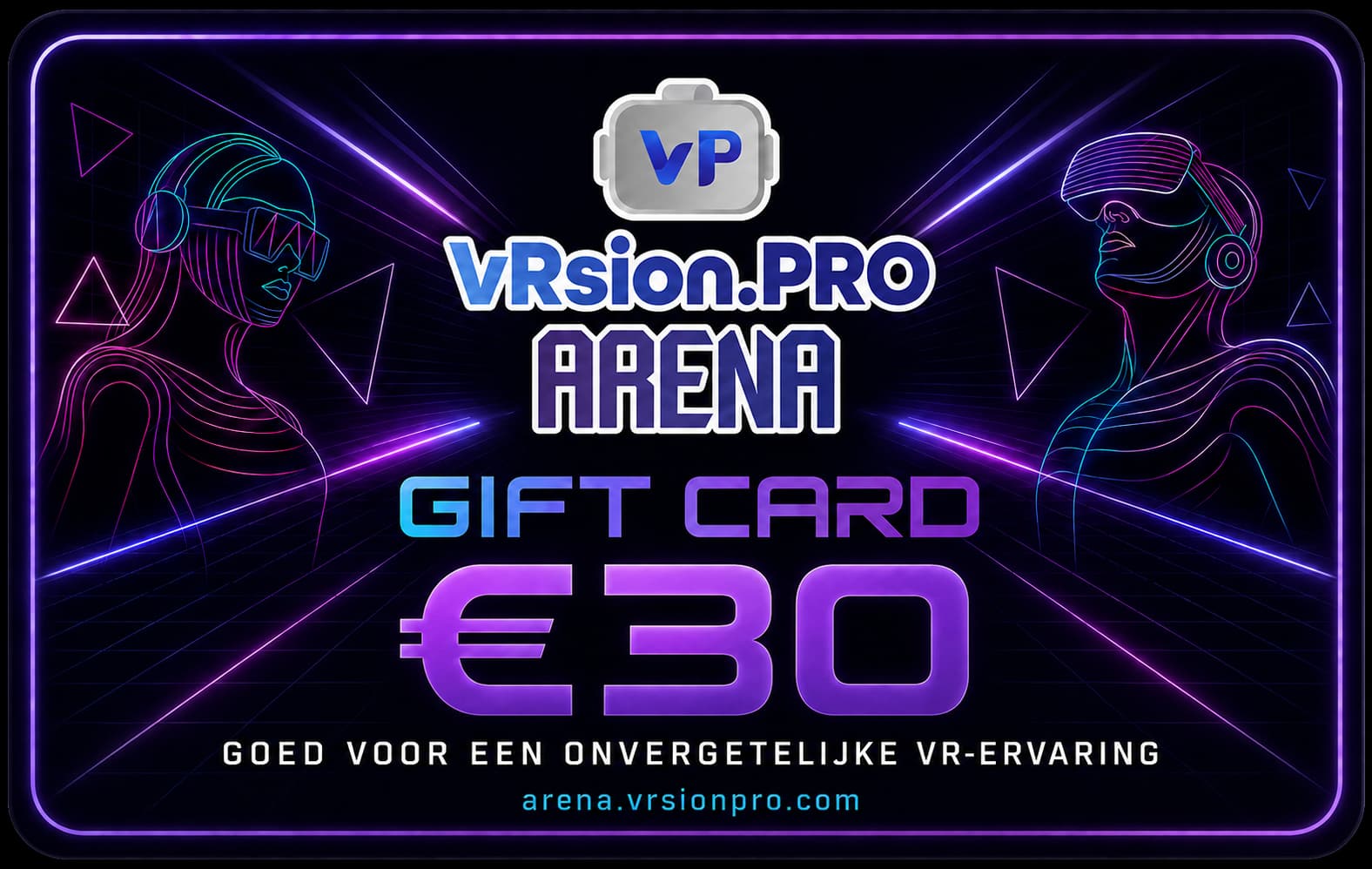 Carte cadeau VRsion Pro Arena de 30 €