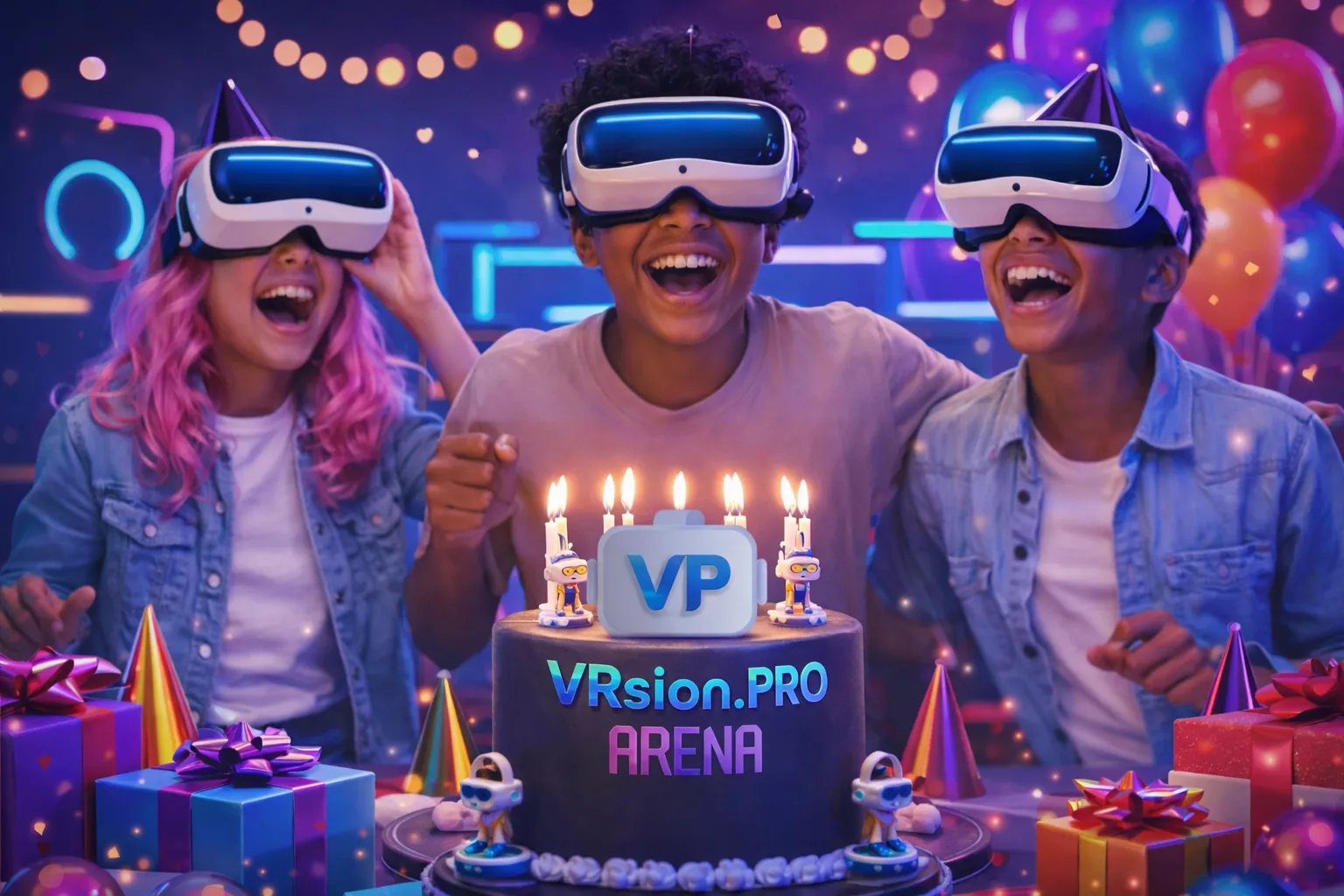 VRsion Pro Arena private birthday party room
